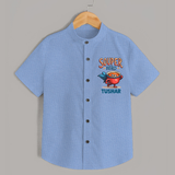 Souper Hero Shirt - SKY BLUE - 0 - 6 Months Old (Chest 23")