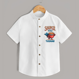 Souper Hero Shirt - WHITE - 0 - 6 Months Old (Chest 23")