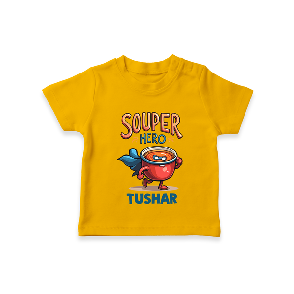 Souper Hero Tshirt - CHROME YELLOW - 0-5 Months Old (Chest 17")