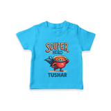 Souper Hero Tshirt - SKY BLUE - 0-5 Months Old (Chest 17")