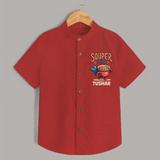Souper Hero Shirt - RED - 0 - 6 Months Old (Chest 23")