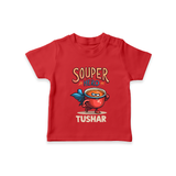 Souper Hero Tshirt - RED - 0-5 Months Old (Chest 17")