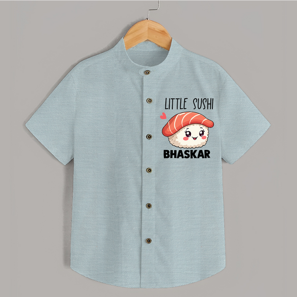 Little Sushi Lover Shirt - ARCTIC BLUE - 0 - 6 Months Old (Chest 23")