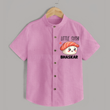 Little Sushi Lover Shirt - BABY PINK - 0 - 6 Months Old (Chest 23")