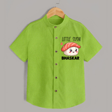Little Sushi Lover Shirt - LIME GREEN - 0 - 6 Months Old (Chest 23")
