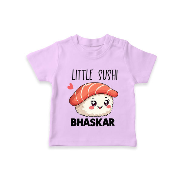 Little Sushi Lover Tshirt - LILAC - 0-5 Months Old (Chest 17")