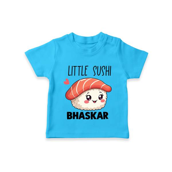 Little Sushi Lover Tshirt - SKY BLUE - 0-5 Months Old (Chest 17")