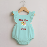 Stay Cool Ice Cream Romper Frock - MINT GREEN - 0 - 3 Months Old (Chest 19")