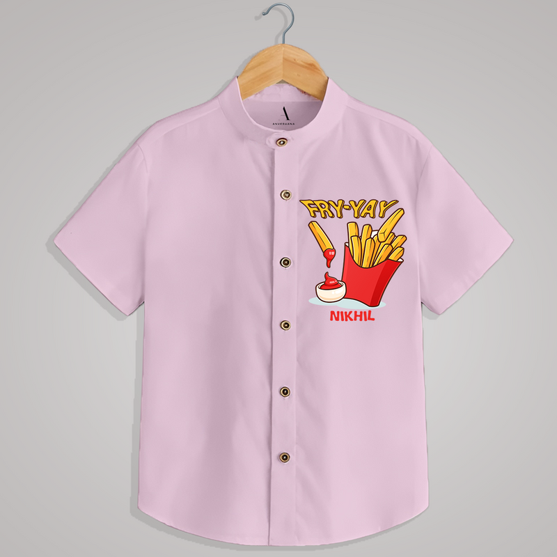 "FRY-YAY" - Quirky Casual shirt with customised name