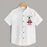Super Ganesha Shirt | Personalized Baby Shirt for Ganesha Celebration - WHITE - 0 - 6 Months Old (Chest 23")