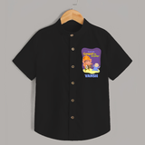 Ganpati Ka Jai-Jaikar Shirt | Custom Baby Shirt for Ganesha Festival - BLACK - 0 - 6 Months Old (Chest 23")