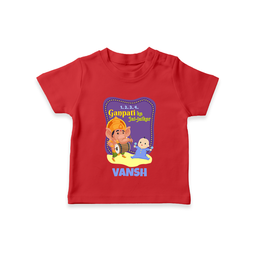 Ganpati Ka Jai-Jaikar T-Shirt | Custom Baby T-Shirt for Ganesha Festival