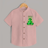 My Ganesha is Eco-Friendly Shirt | Custom Baby Shirt for Eco-Conscious Ganesha Lovers - PEACH - 0 - 6 Months Old (Chest 23")