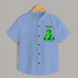 My Ganesha is Eco-Friendly Shirt | Custom Baby Shirt for Eco-Conscious Ganesha Lovers - SKY BLUE - 0 - 6 Months Old (Chest 23")