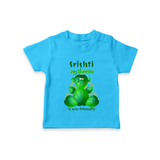 My Ganesha is Eco-Friendly T-Shirt | Custom Baby T-Shirt for Eco-Conscious Ganesha Lovers - SKY BLUE - 0-5 Months Old (Chest 17")