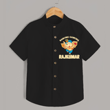 Dancing Ganesha Shirt | Personalized Baby Shirt for the Little Dancer - BLACK - 0 - 6 Months Old (Chest 23")