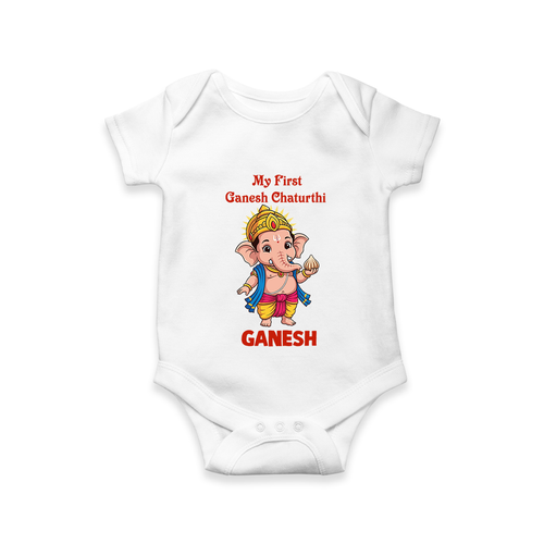 My First Little Ganesha Divine Blessings Printed Romper