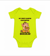 My First Little Ganesha Mouse Friendship Illustration Printed Romper