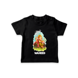 Ganesha Blessings Festive Garden Printed T Shirt - BLACK - 0-5 Months Old (Chest 17")