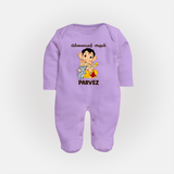 Cute Bal Ganesha Blessings Printed Fullbody Suit