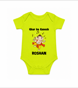 Dancing Ganesha Festive Vibes Printed Romper