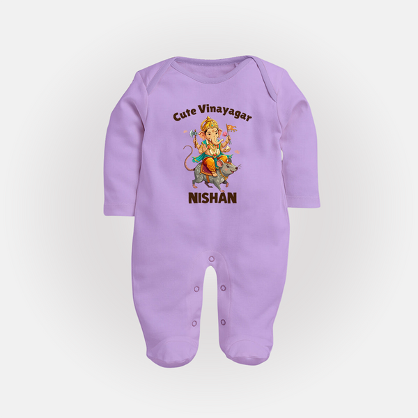 Cute Vinayagar Divine Ride Printed Fullbody Suit
