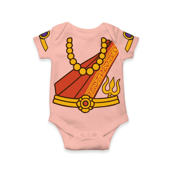 Durga Devi Baby Warrior Onesie | Trishul And Armor Print
