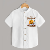 My First Witch in Training Shirt | Personalized Baby Shirt for Halloween - WHITE - 0 - 6 Months Old (Chest 23")