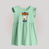 My First Boo-tiful Baby Baby Frock | Custom Baby Baby Frock for Festival Fun - MINT GREEN - 0 - 3 Months Old (Chest 17")