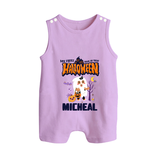 My First Boo-tiful Baby Romper Suit | Custom Baby Romper Suit for Festival Fun - LILAC - 0 - 5 Months Old (Chest 18")