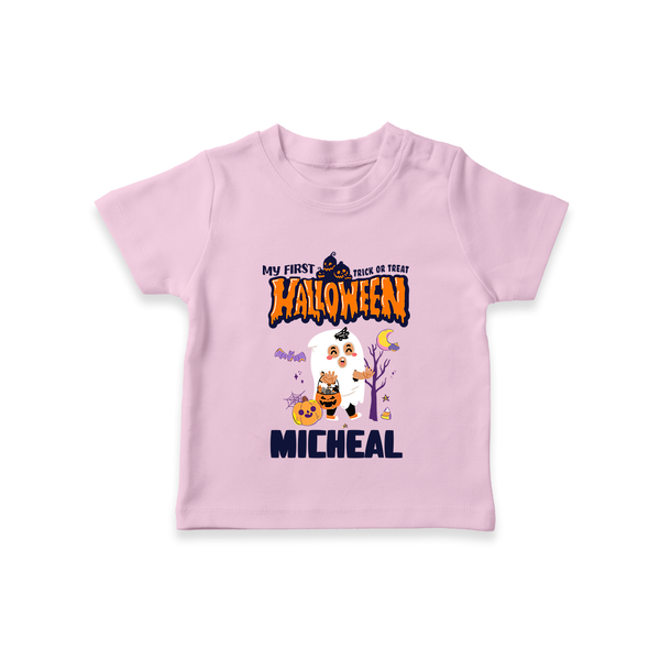 My First Boo-tiful Baby Tshirt | Custom Baby Tshirt for Festival Fun - BABY PINK - 0-5 Months Old (Chest 17")