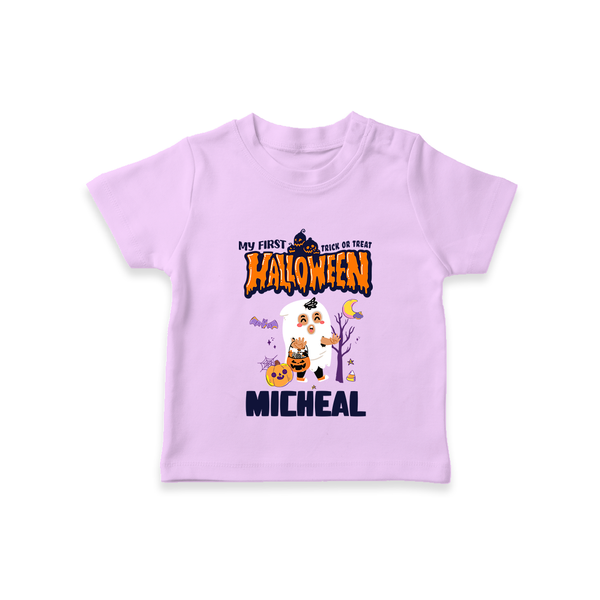 My First Boo-tiful Baby Tshirt | Custom Baby Tshirt for Festival Fun - LILAC - 0-5 Months Old (Chest 17")