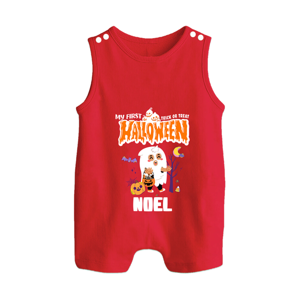 My First Boo-tiful Baby Romper Suit | Custom Baby Romper Suit for Festival Fun - RED - 0 - 5 Months Old (Chest 18")
