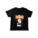 My First Boo-tiful Baby Tshirt | Custom Baby Tshirt for Festival Fun - BLACK - 0-5 Months Old (Chest 17")