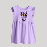 My First Mommy's Little Boo Baby Frock | Custom Baby Baby Frock for Festival - LILAC - 0 - 3 Months Old (Chest 17")