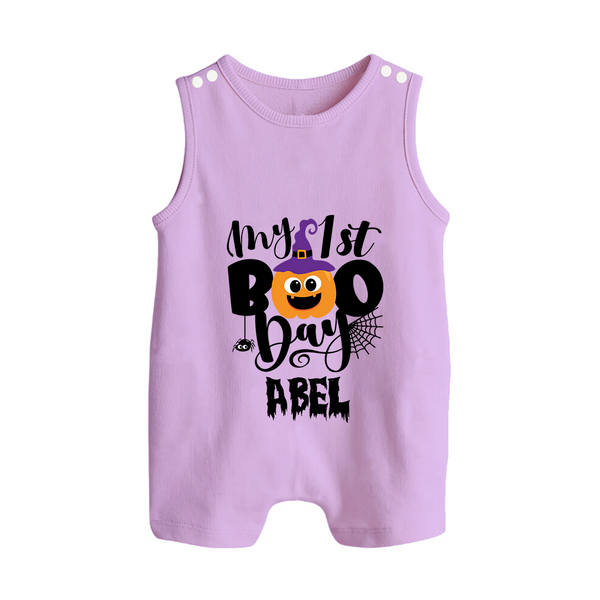 My First Mommy's Little Boo Romper Suit | Custom Baby Romper Suit for Festival - LILAC - 0 - 5 Months Old (Chest 18")