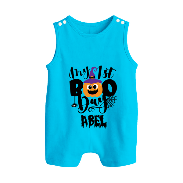 My First Mommy's Little Boo Romper Suit | Custom Baby Romper Suit for Festival - SKY BLUE - 0 - 5 Months Old (Chest 18")