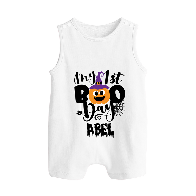 My First Mommy's Little Boo Romper Suit | Custom Baby Romper Suit for Festival - WHITE - 0 - 5 Months Old (Chest 18")