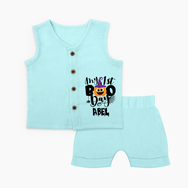 My First Mommy's Little Boo Jabla Set | Custom Baby Jabla Set for Festival - BABY BLUE - 0 - 3 Months Old (Chest 9.8")