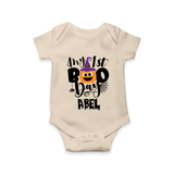 My First Mommy's Little Boo Romper | Custom Baby Romper for Festival - IVORY - New Born (Chest 14")