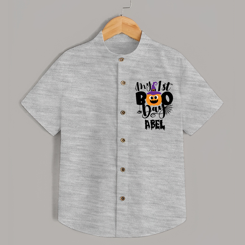 My First Mommy's Little Boo Shirt | Custom Baby Shirt for Festival - GREY - 0 - 6 Months Old (Chest 23")