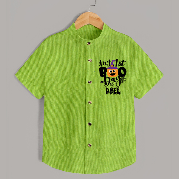 My First Mommy's Little Boo Shirt | Custom Baby Shirt for Festival - LIME GREEN - 0 - 6 Months Old (Chest 23")