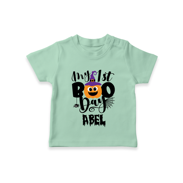 My First Mommy's Little Boo Tshirt | Custom Baby Tshirt for Festival - MINT GREEN - 0-5 Months Old (Chest 17")