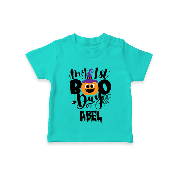 My First Mommy's Little Boo Tshirt | Custom Baby Tshirt for Festival - TEAL - 0-5 Months Old (Chest 17")