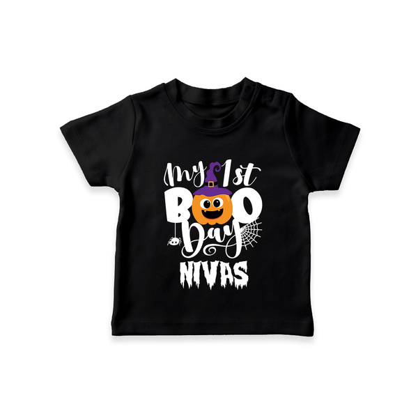 My First Mommy's Little Boo Tshirt | Custom Baby Tshirt for Festival - BLACK - 0-5 Months Old (Chest 17")