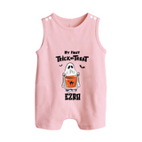 My First Daddy's Little Boo Romper Suit | Personalized Baby Romper Suit for Halloween - BABY PINK - 0 - 5 Months Old (Chest 18")
