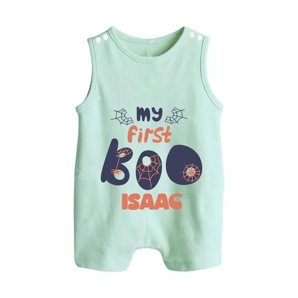 My First Too Cute Spooh Romper Suit | Custom Baby Romper Suit for Little Festival Stars - MINT GREEN - 0 - 5 Months Old (Chest 18")
