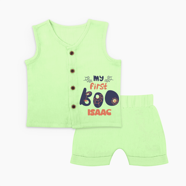 My First Too Cute Spooh Jabla Set | Custom Baby Jabla Set for Little Festival Stars - PASTEL GREEN - 0 - 3 Months Old (Chest 9.8")