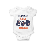 My First Too Cute Spooh Romper | Custom Baby Romper for Little Festival Stars - WHITE - New Born (Chest 14")