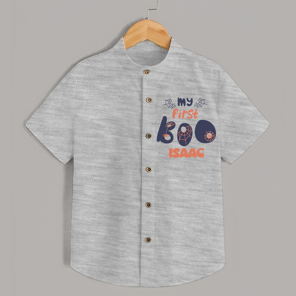 My First Too Cute Spooh Shirt | Custom Baby Shirt for Little Festival Stars - GREY - 0 - 6 Months Old (Chest 23")